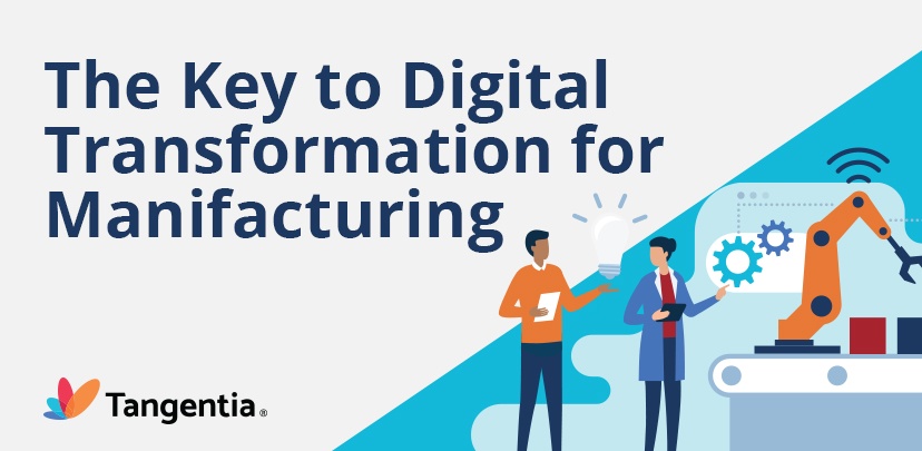 Tangentia | Infographic : The Key to Digital Transformation for Manufacturing